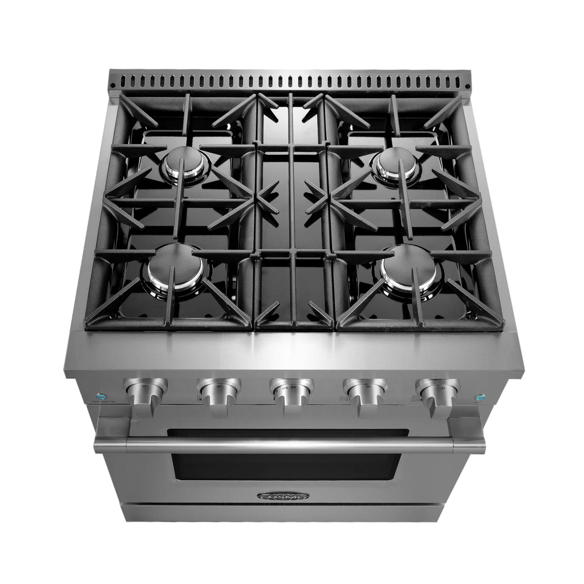 Stainless Steel Gas Range with 4 Burners T4995