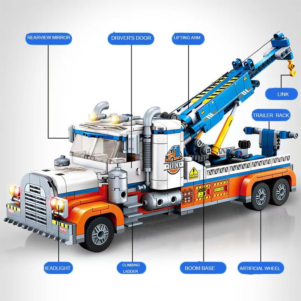 781 Pcs City Tow Truck Building Block Set C60367