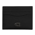 Flat Card Case in Crossgrain Leather, Chalk W944074