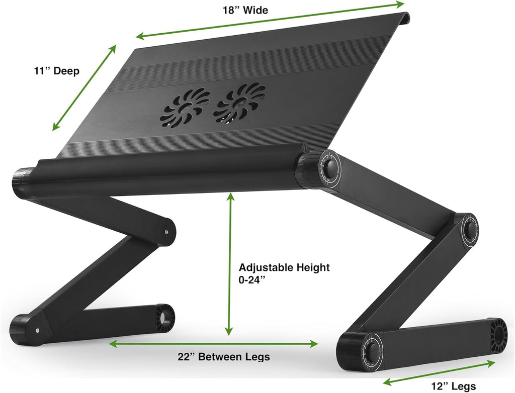 Adjustable Laptop Cooling Stand with 2 Fans & 3 USB Ports P479910