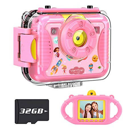 Kids Waterproof Camera with 32GB Memory Card U69587