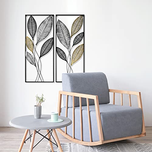 Metal Wall Decor Set of 2, 14" W x 35" H L29873