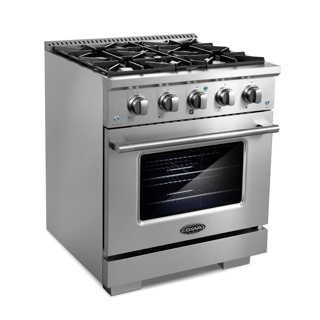 Stainless Steel Gas Range with 4 Burners T4995