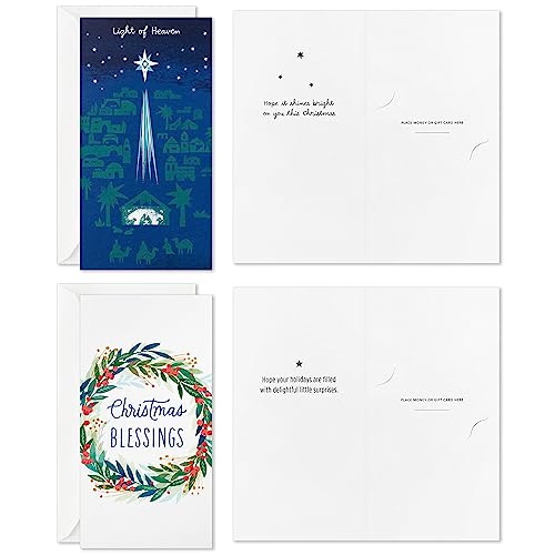24 Cards with Envelopes Religious Christmas Cards Assortment U6062
