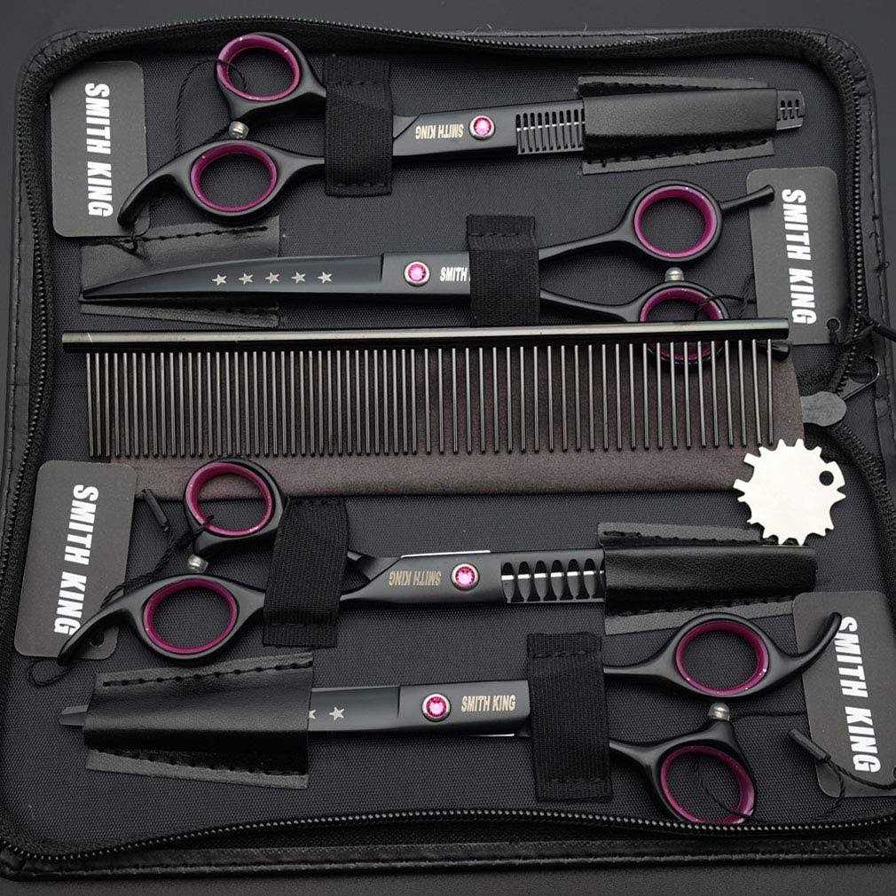 7.0 inches Dog Grooming Scissors Set 4pcs H90810
