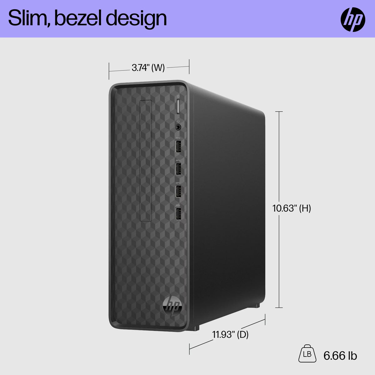 Black Intel Pentium 8GB 256GB SSD Windows 11 Desktop Tower L987