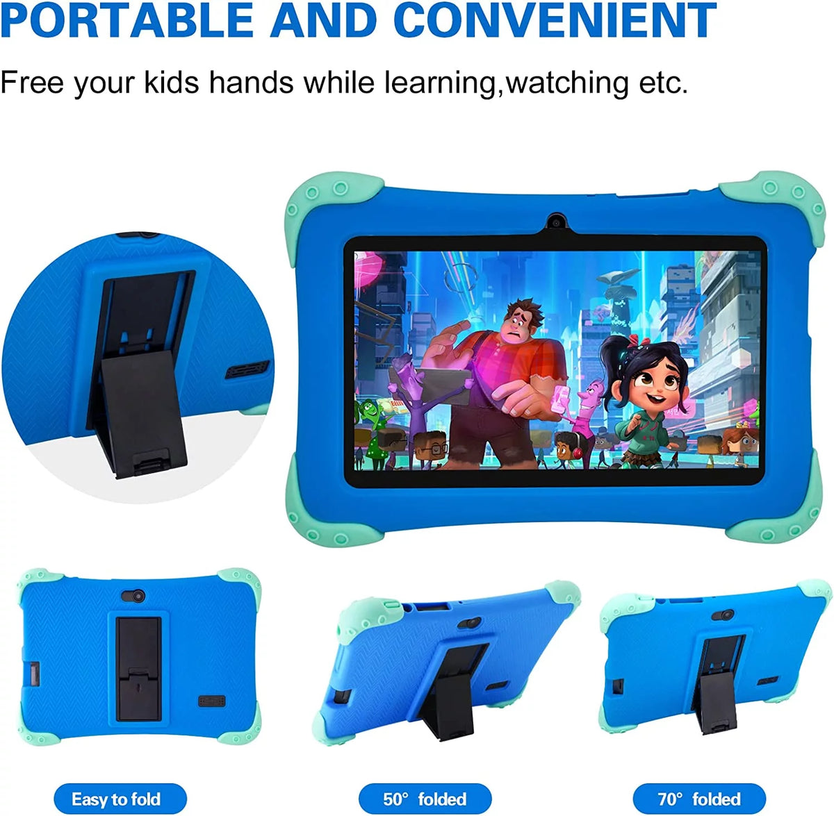 7 inch Android Kids Tablet with Blue Case N897