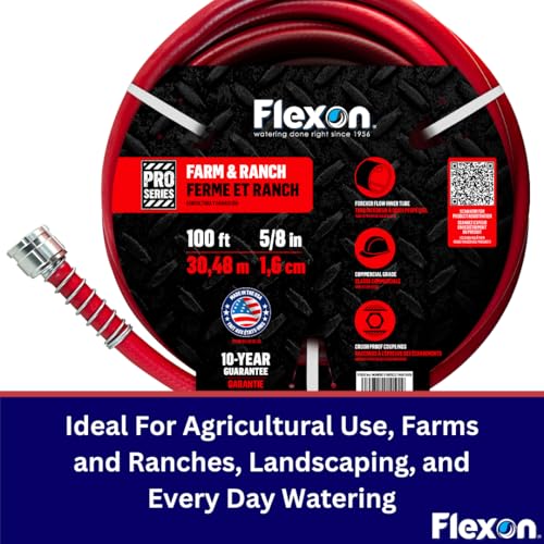100 ft Red Garden Hose E207666
