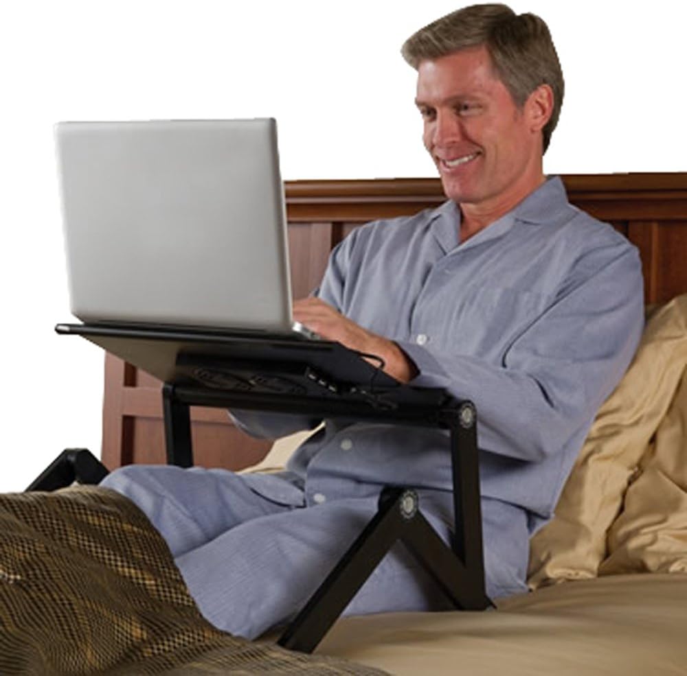 Adjustable Laptop Cooling Stand with 2 Fans & 3 USB Ports P479910