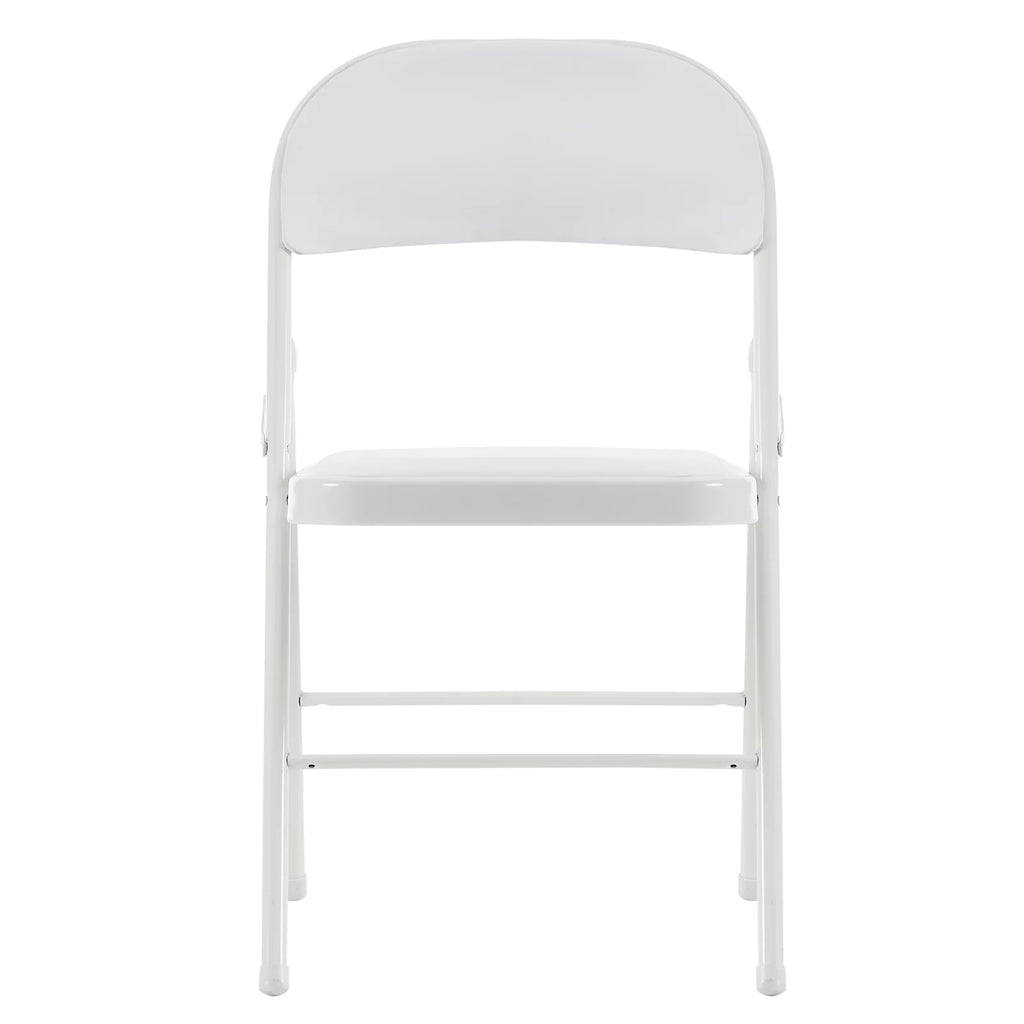 6 Pack Black Folding Chairs Cushioned Padded Seat Metal Frame N56191
