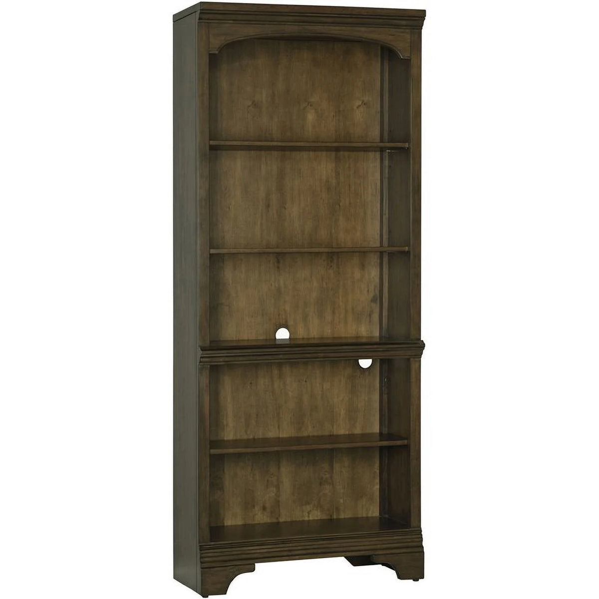 5-shelf Bookcase Burnished Oak R601498