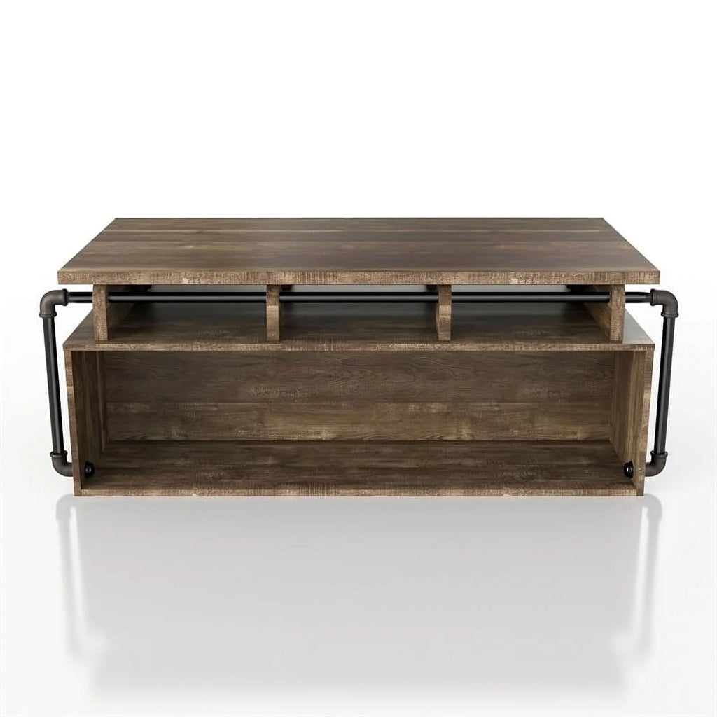 Modern Wood Lift-Top Coffee Table in Reclaimed Oak S180611