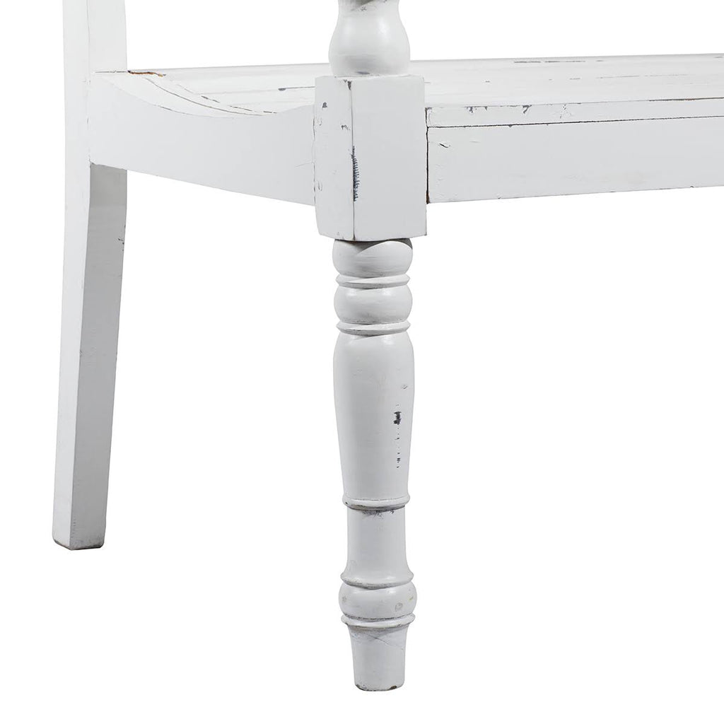 Wood White Bench O155