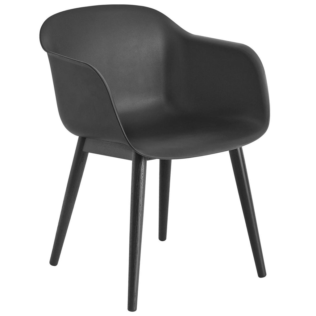 Black Fiber Armchair B4047
