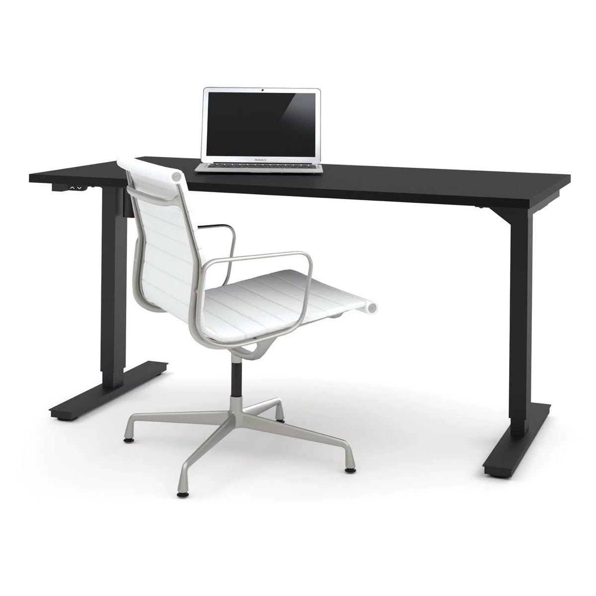 30" x 60" White Adjustable Standing Desk Z394