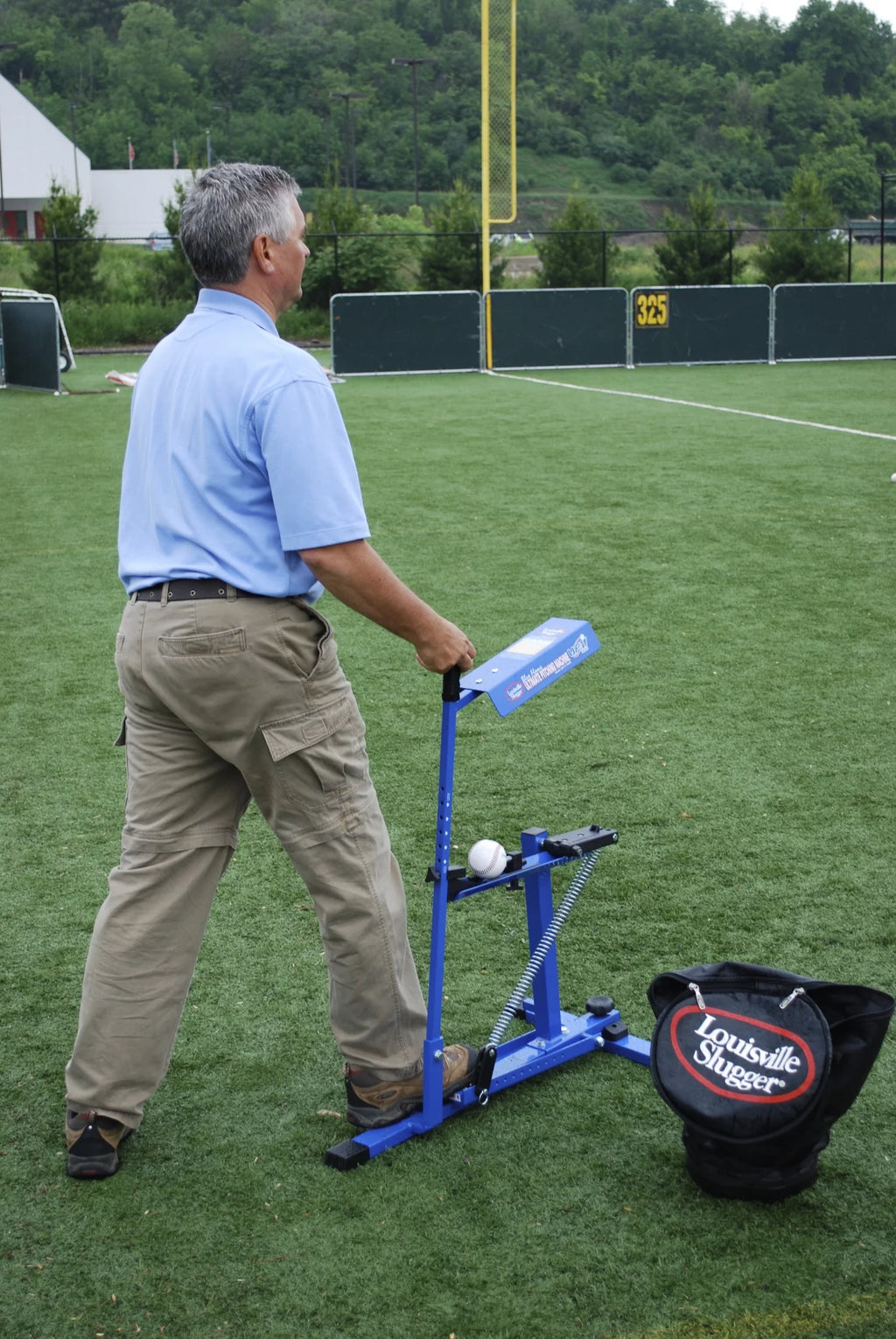 Blue Flame Pitching Machine I9594