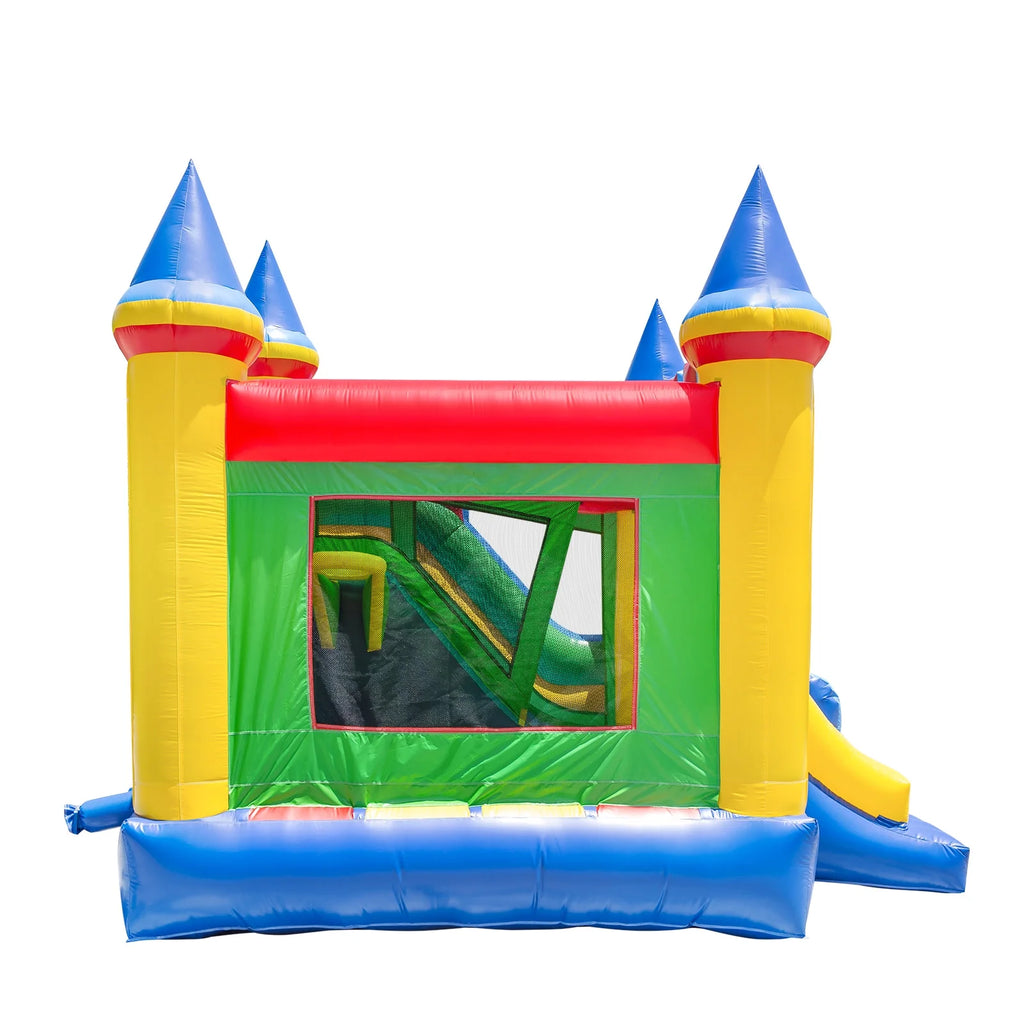 Inflatable Bounce House Castle with Jumper Slide N45326