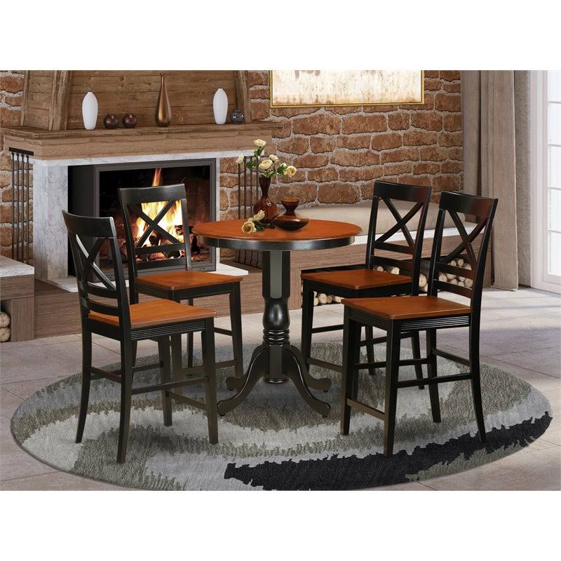 5 Piece Counter Height Table Set with 4 Stools R467368