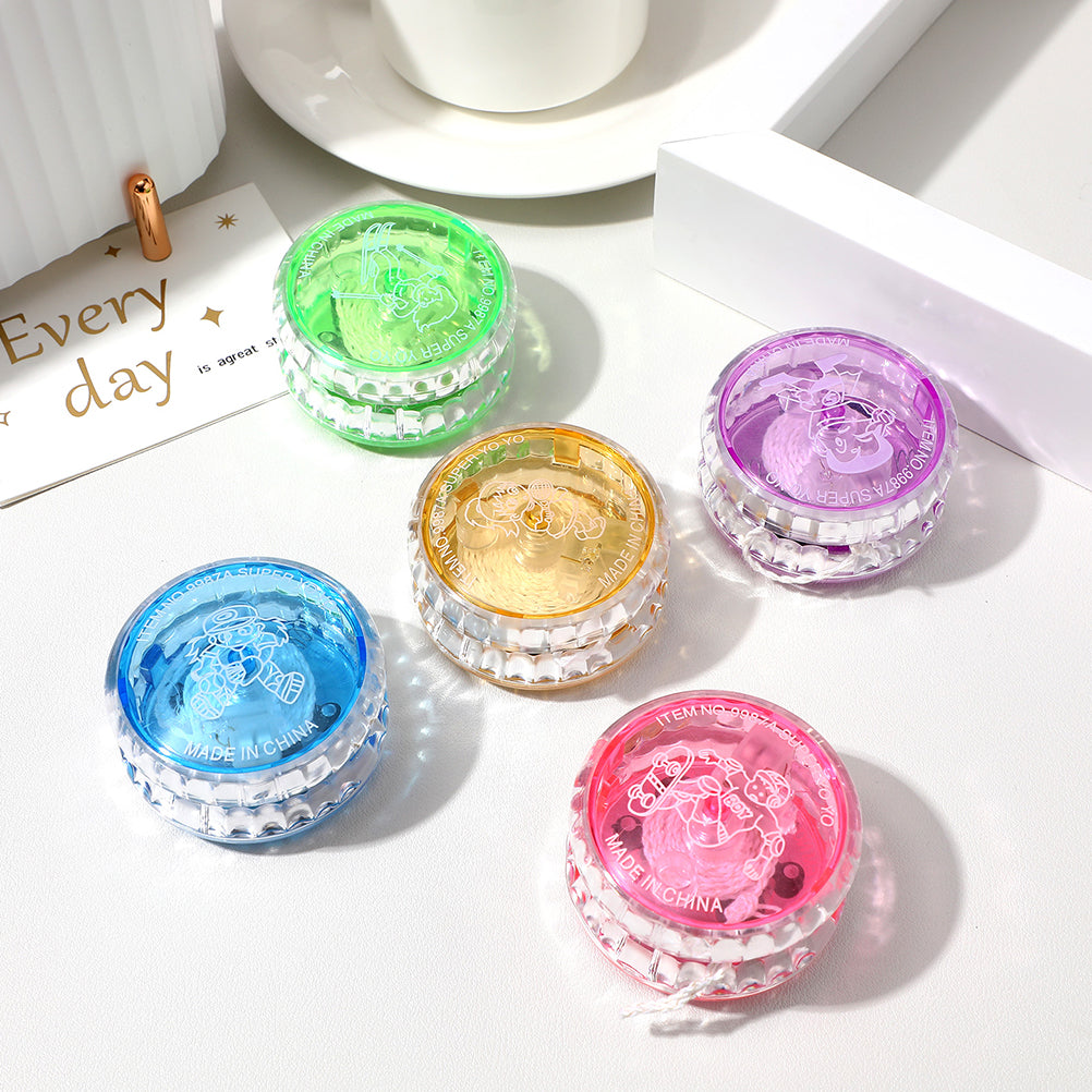 10Pcs LED Yo-yo Toy Light up Yo-yo Responsive Ball Toy D988
