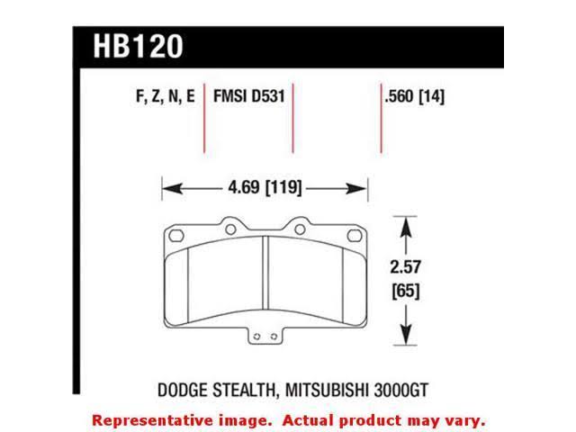 HPS Brake Pads W98597
