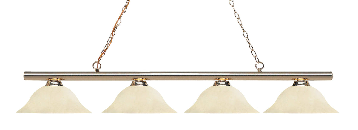 Polished 4 Light Island/Billiard H159269