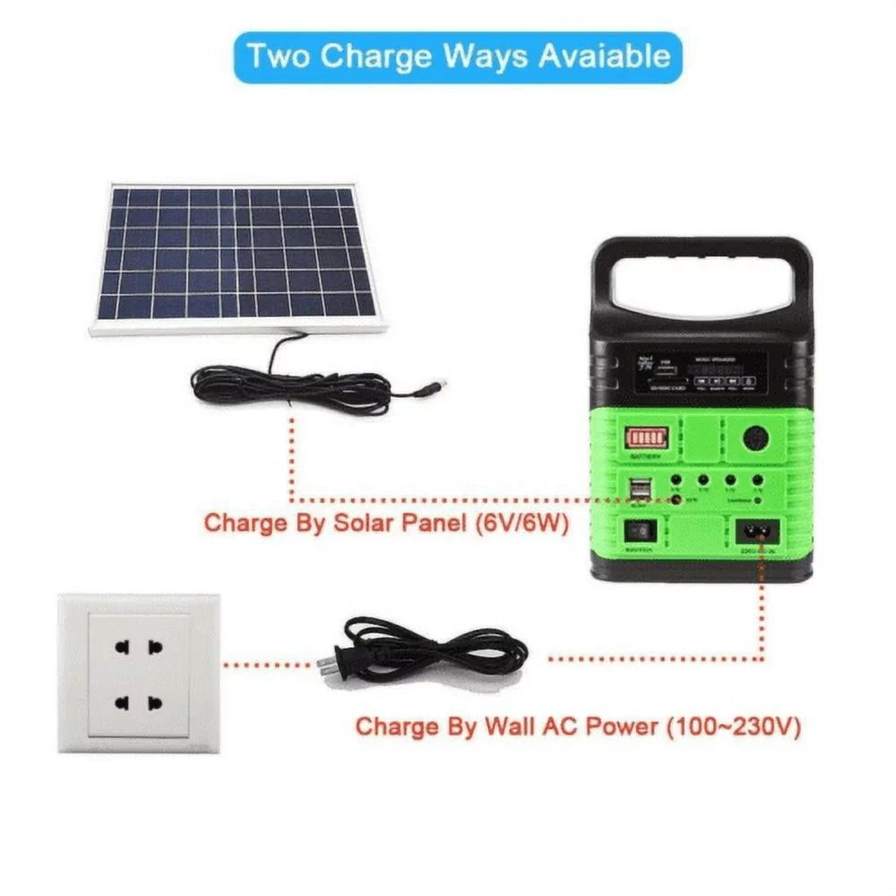 Portable Power Station and Solar Generator with 10W Solar Panel V987259