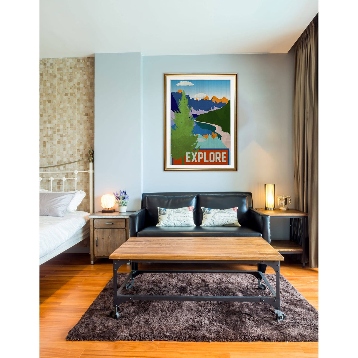 Framed Giclee Print E1330