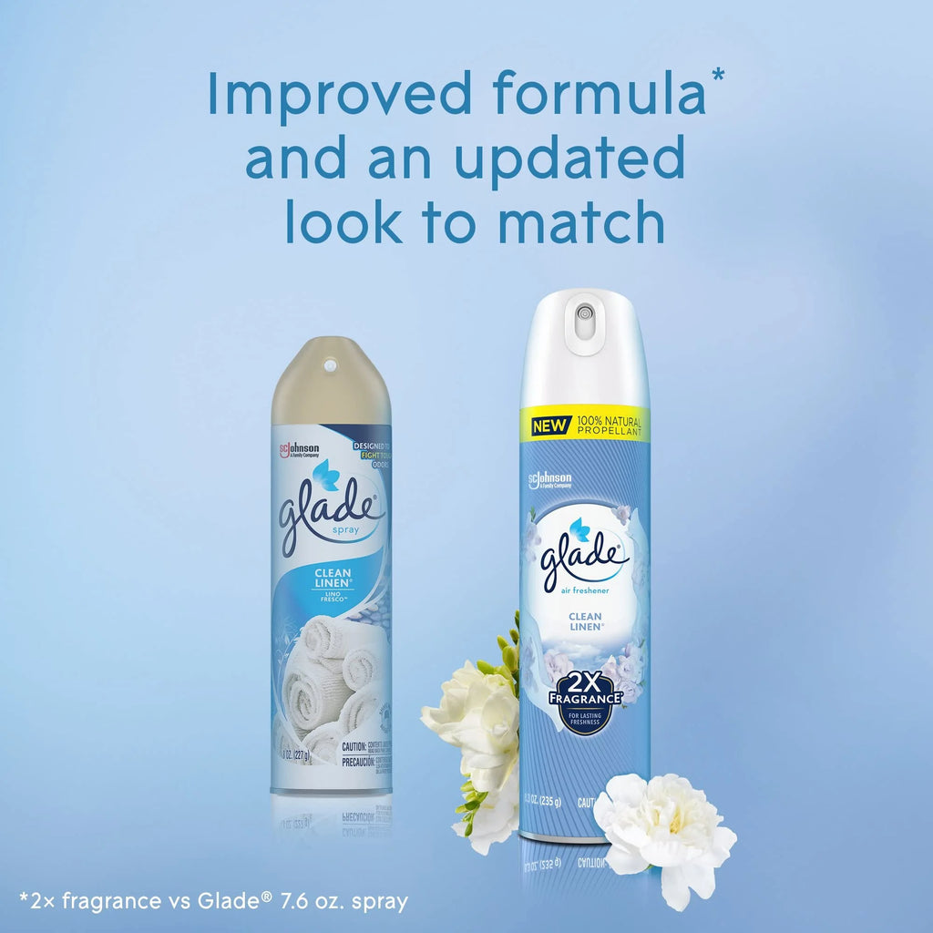 8.3 Oz Clean Linen Room Air Freshener Spray (Pack of 20) J3212