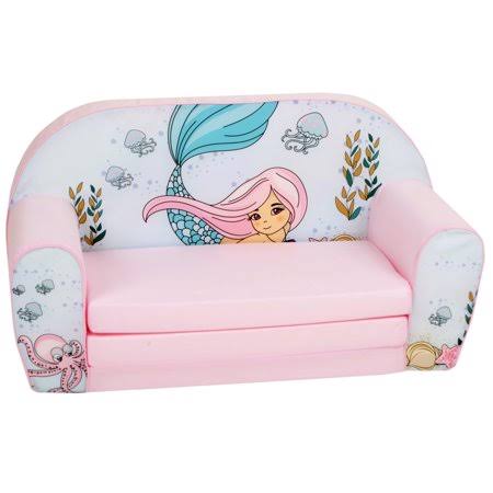 Toddler Couch 2 in 1 Flip Open Foam Double Sofa Z7509
