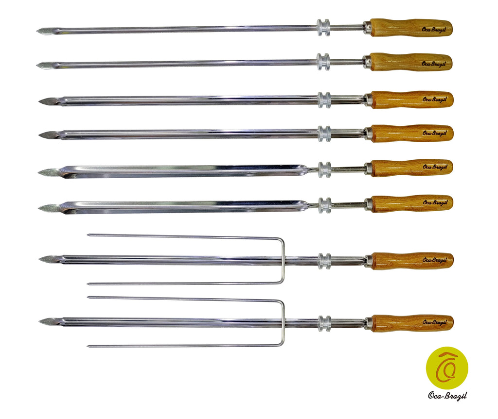 Set of 8 Brazilian Skewers G68650