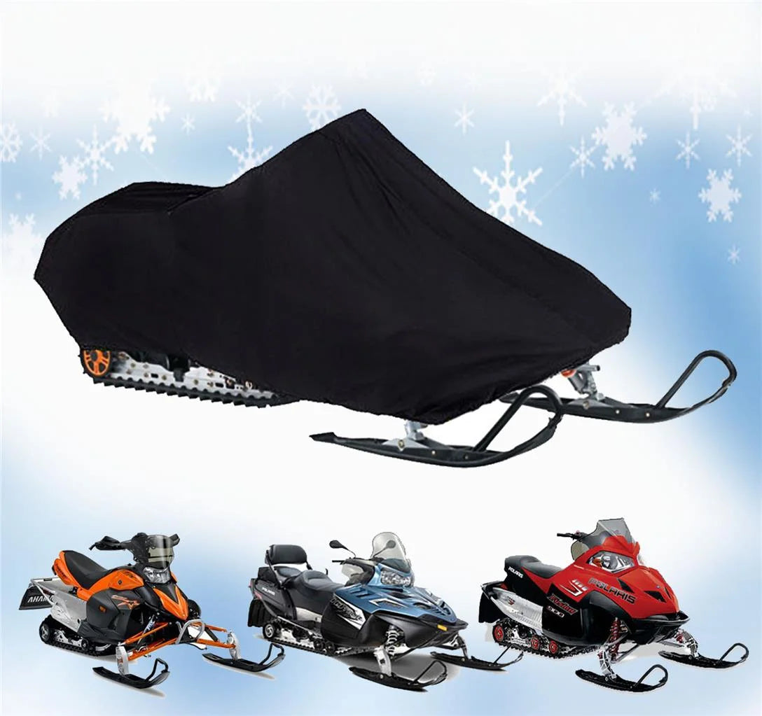200 Denier All Black Snowmobile Cover M380