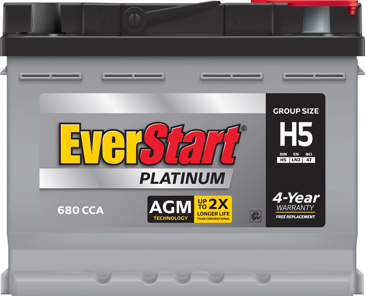 AGM Automotive Battery Group Size H5 12 Volt 680 CCA H671