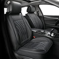 Black+Red Line Leather Car Seat Cover Pack of 2 N480912