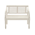 Wood White Bench O155