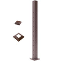Cable End Post 44-in Weathered Brown V2711