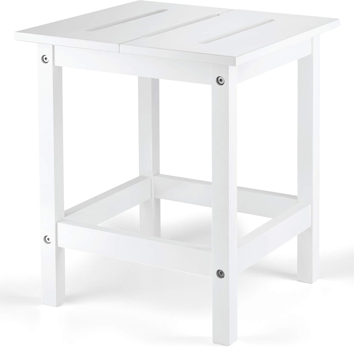 White Outdoor Side Table M410627