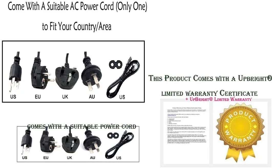 AC / DC Adapter Power Supply Cord Cable Charger E42570