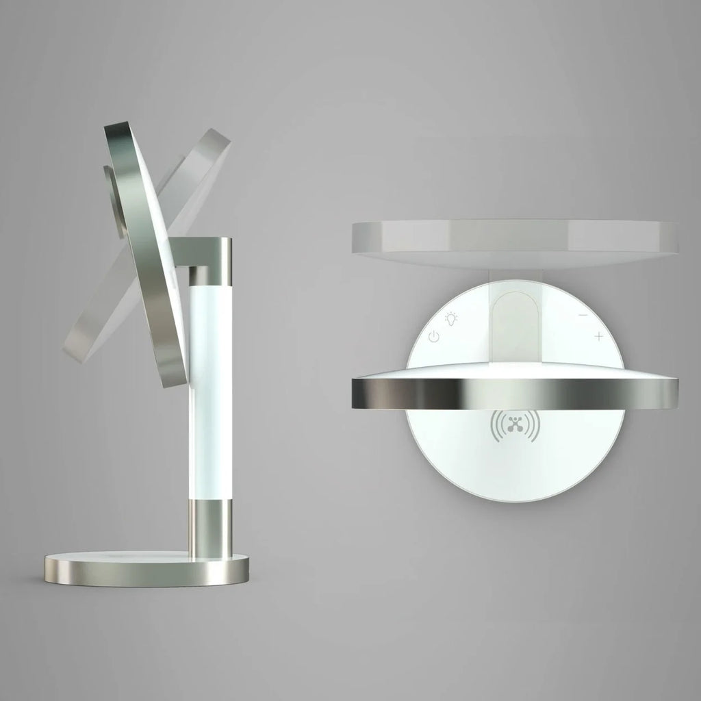 9" LED Vanity Mirror with Qi Wireless Charging H4674
