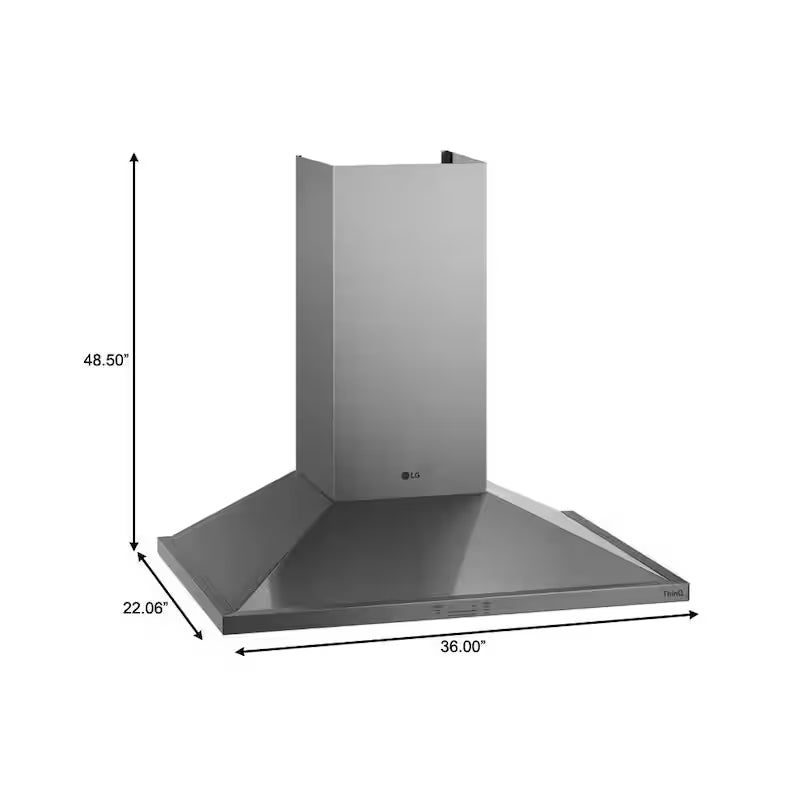 36 in. Stainless Steel Wall Mount Range Hood Q593300