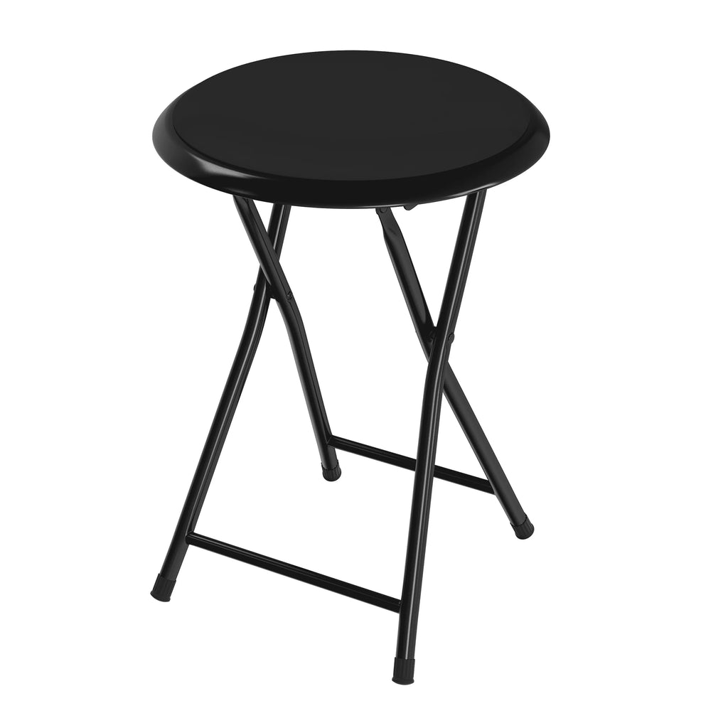 Black 18-inch Folding Stool P273