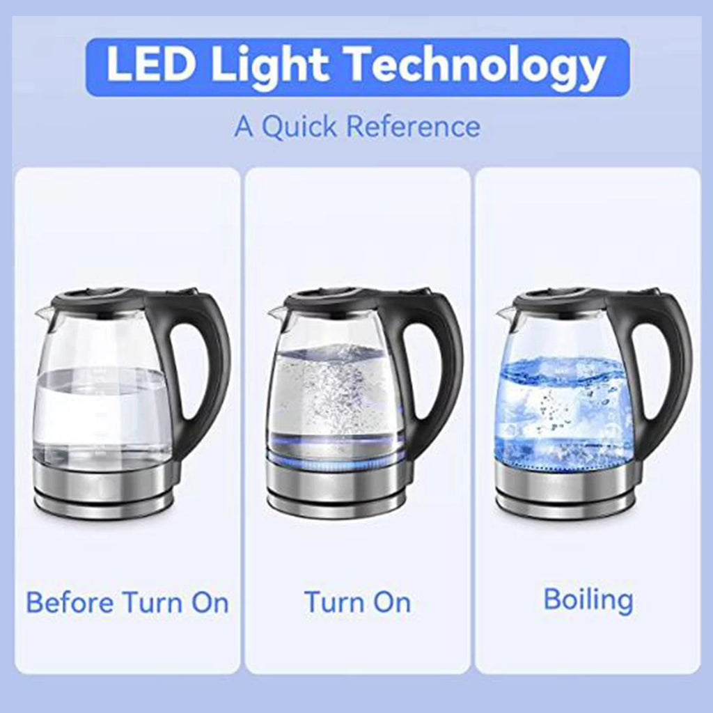 1.7L 1500W Glass Electric Kettle Q102274