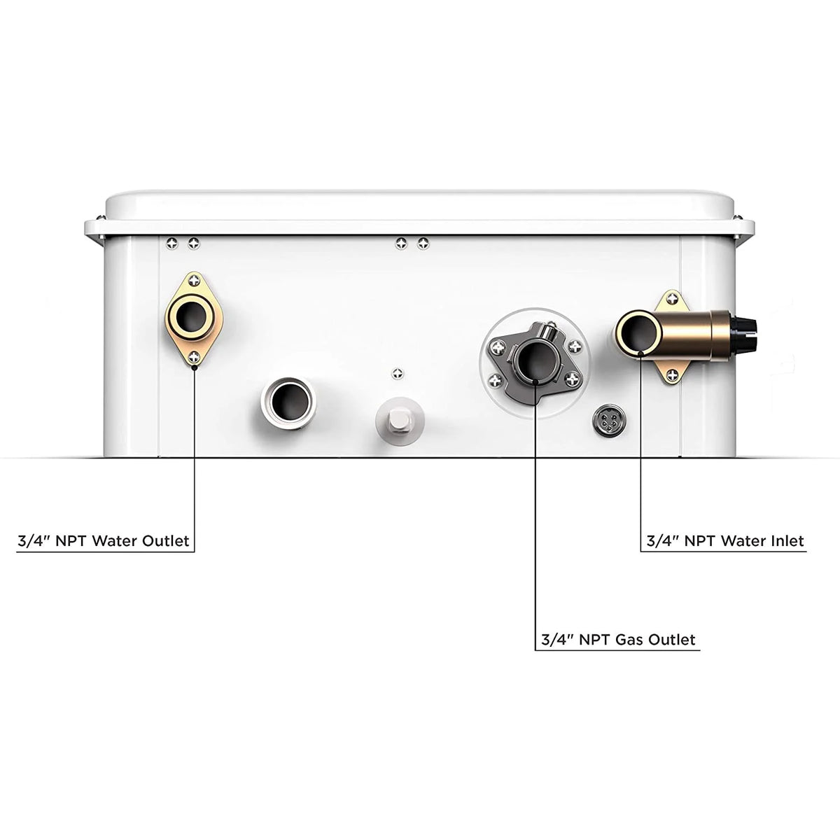 Indoor Natural Gas Tankless Water Heater M608