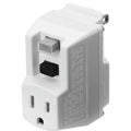 White GFCI Plug with Surge Protection Electrical Outlet O7314