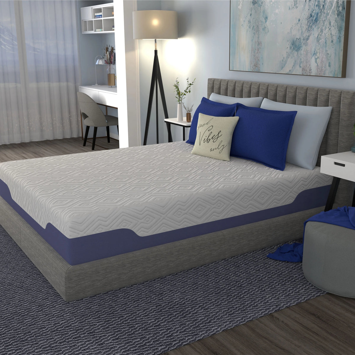 Queen Hybrid Memory Foam and Innerspring Mattress A805