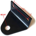 Universal Lawn Mower Trailer Hitch Black 3" Mount Pattern 3/4" Hole I87241