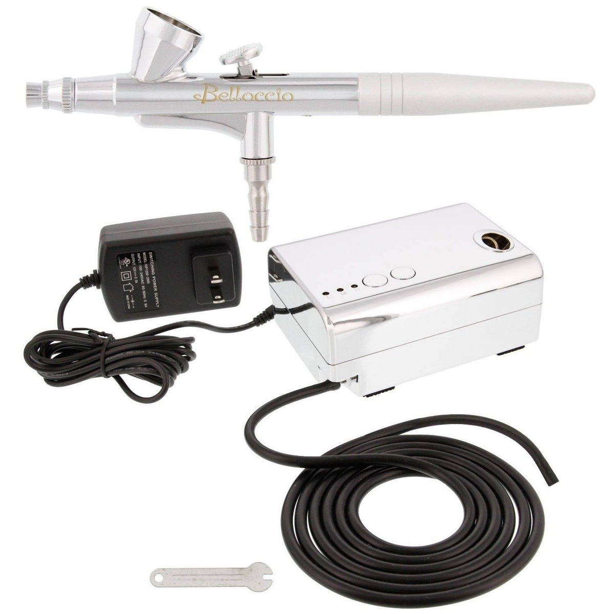 Professional Beauty Airbrush Cosmetic Makeup System with 4 Fair Shades Foundation in 1/4 Ounce Bottles J894
