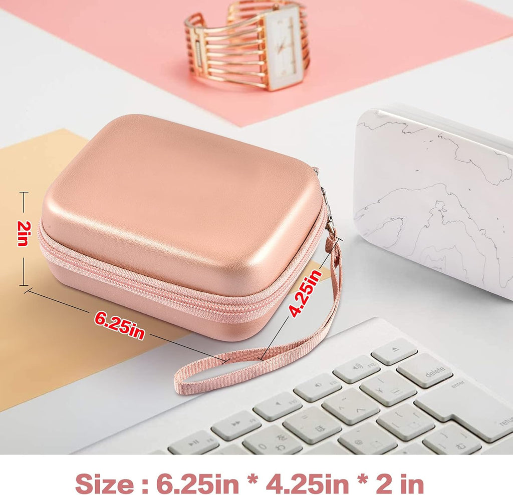 Case Compatible with HP Sprocket Select Portable/ 2nd Edition Instant Photo Printer, Travel Carrying Organizer Holder Fits for Zink Photo Paper, USB Cable and More Accessories(Box Only) Pack of 2 H909