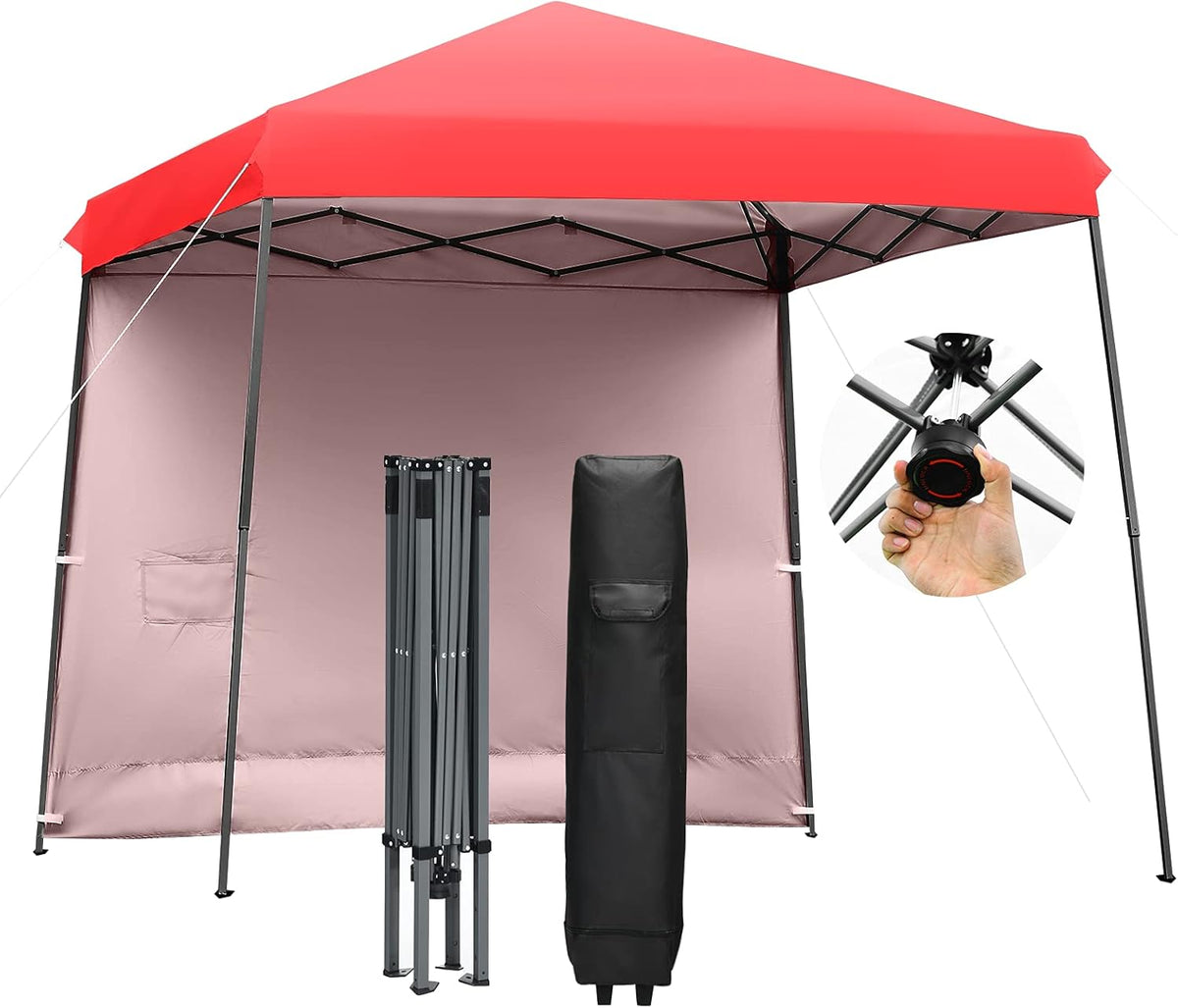 10x10 ft Pop up Canopy Tent with Detachable Side Wall Z7069