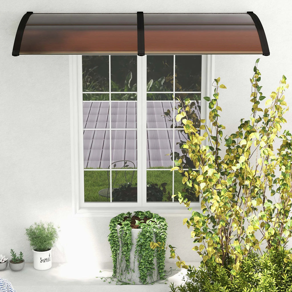 80'' x 40'' Coffee Patio Awning Canopy W813