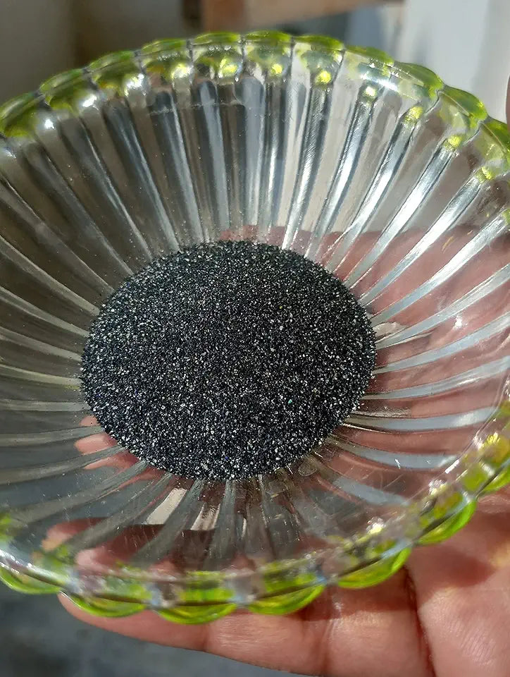 Black Tourmaline Crushed Fine Powder 250 Gram B744